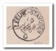 Delcampe - Brief 1886 Naar Gemeente Borne, Stempel Leeuw:-Stavoren En Langstempel Koudum - Briefe U. Dokumente