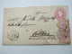 1867, Ganzsache Mit Zusatzfrankatur - Postal  Stationery