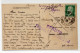 1925 - CP De CANNES (ALPES MARITIMES) MISE AUX REBUTS - RARE CACHET "REBUTS / DIRECTION POSTES MOULINS" - PETAIN - Lettres & Documents