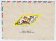 Mongolia SPACE HORSES MUSHROOMS AIRMAIL COVER - Asia