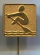 Rowing, Kayak, Canoe - Slovenia,  Vintage Pin, Badge - Roeisport