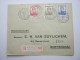 1915, BAARLE - DUC , Recommande   A Rotterdam ,  2 Scans - 1915-1920 Albert I