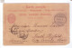 Entier Postal Suisse Union Postale Universelle Geneve Postal Marking G 1893 - Entiers Postaux