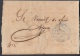 1856-H-26 CUBA ESPAÑA SPAIN. ANTILLAS. ISABEL II. 1856. Ant. Ed.4. &frac12; Rs FILIGRANA LINEAS CRUZADAS. A CEIBA MOCHA. - Voorfilatelie