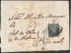 1857-H-140 CUBA ESPAÑA SPAIN. ANTILLAS. ISABEL II. 1857. Ant. Ed.7. &frac12; Rs. MARCA PARRILLA DE GUIONES. - Vorphilatelie