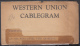 TELEG-17 CUBA. WESTERN UNION CABLEGRAM. TELEGRAPH. TELEGRAMA. TELEGRAM. 1950. CON CONTENIDO. TIPO XIV. - Telegraafzegels