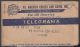 TELEG-28 CUBA. ALL AMERICA CABLE. TELEGRAPH. TELEGRAMA. TELEGRAM. 1949. CON CONTENIDO. TIPO XIX. - Télégraphes