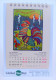 Petit Calendrier Mensuel Illustration Natalia Poplavskaya - Bielorussie 2008 - 4 Scans - Andere & Zonder Classificatie