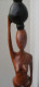 Grande Statue Africaine Porteuse D'eau, En Bois, 63 Cm, Art Africain - Art Africain