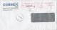 FM10774- AMOUNT 4300, BUCHAREST, RED MACHINE STAMPS ON COVER, 1999, ROMANIA - Lettres & Documents
