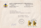 FM10780- BIATHLON, SKI AND SHOOTING, STAMPS ON COVER, ROMANIAN PRESIDENCY OFFICE HEADER, 1998, ROMANIA - Cartas & Documentos