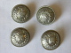 Lot De 4 Boutons - Police Municipale  PARIS - Marque TW ET W Paris - Boutons