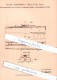 Original Patent - G. Schneider In Zella St. Blasii , 1901 , Schrotgewehr Mit Vestellbarem Visir , Zella-Mehlis!!! - Historische Dokumente