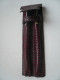 -  étui Pour 2 Stylos En Lézard - Couleur Bordeaux - H= 15,5cm L=4,8cm (très Belle Qualité) - Penne