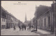 Pölitz (Pommern) AK Mühlenstraße Mit Kirche  1907, Karte Rechts Mit Bug - Pommern