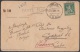 1914-H-40 BELGICA. BELGIUM. BELGIQUE. BELGIE. TARJETA POSTAL A CUBA. MARCA &ldquo; CORR E TEL. CUBA. 1914 - Covers & Documents