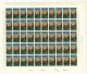 SAN MARINO -  SPECIALE FOGLI INTERI - ANNO 1967 SERIE FIORI   7 VALORI - FOGLI DA 50  - NUOVI ** MNH - Unused Stamps