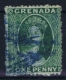 Grenada 1861,  Yv Nr 1 A   (vert Bleu) Used  Signed/ Signé/signiert/ Approvato BRUN - Granada (...-1974)