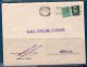 Italia / Italy  1945 - Lettera Per Genova  Con Marca Da Bollo Cent.10 CAT.200€ - Fiscale Zegels