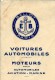 RARE ENTETE ETABLISSEMENTS  BALLOT MOTEURS AUTOMOBILES AVIATION MARINE PARIS 1926 B.E. V.SCANS+HISTORIQUE - 1900 – 1949