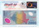 3843A  SOLAR ECLIPSE, FIRST PLASTIC NOTE IN EUROPE INSIDE,1999, ROMANIA - Astrology