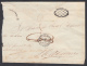 1859-H-12 CUBA ESPAÑA SPAIN. ANTILLAS. ISABEL II. 1859. CORREO OFICIAL. SOBRE CON MARCA FECHADOR MATANZAS. - Prefilatelia