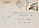R57916- BEETLE, ORIOLE BIRD,  MARA MURES WOODEN CHURS, OVERLAPPING STAMPS ON REGISTERED COVER, 1998, ROMANIA - Lettres & Documents