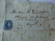 Lettre  De Gand Vers 1857 - 1849-1865 Medaillen (Sonstige)