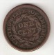 *usa 1 Cent 1854  Km 67   Vf - 1840-1857: Braided Hair (Cheveux Tressés)