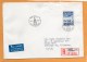Finland 1962 Air Mail Cover Mailed Registered To USA - Briefe U. Dokumente