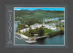 LAKE GEORGE - NEW YORK - AERIAL VIEW OF THE FAMOUS SAGAMORE HOTEL - BY DEAN COLOR - Lake George