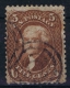 USA  Yv Nr 21a Brunrouge Used  1861 - Used Stamps