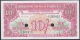 British Armed Forces, 10 Shillings (3rd Series) UNC (CANCELLATION Holes) - British Armed Forces & Special Vouchers