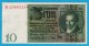 DEUTSCHES REICH 10 REICHSMARK 22.01.1929  Letter F  Serial#  E 20482259 P#180a - 10 Mark