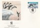 Territoire Antarctique Britannique 1992 - FDC WWF" - Timbres Yvert & Tellier N° 213 à 216. - FDC