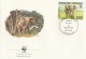 Gabon 1988 - FDC WWF" - Timbres Yvert & Tellier N° 640 à 643. - Gabon (1960-...)