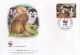 Panama 2007 - FDC WWF" - Timbres Yvert & Tellier N° 1249 à 1252. - Panama