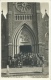 Villers-Perwin - Foule Et Sonneurs De Chasse à Cour Sur Le Parvis De L'Eglise - Carte Photo - 1937 ( Voir Verso ) - Les Bons Villers