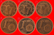 * THREE VARIETIES FINLAND ★ CYPRUS 1 CENT 2008 DIES A, B And C! UNCOMMON! LOW START &#9733; NO RESERVE! - Zypern