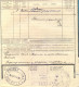 Serbia-Banat. II WW. German Ocupation 1943. The Sarca (Secanj) Waybill To Belgrad-Topcider. - Serbia