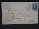 FRANCE -  N° 14 Brd De Feuille Sur Lettre De Lyon Pour Romans - Lot N° 2119 - 1853-1860 Napoleon III