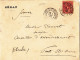 13540# MONACO 15 Cts Rose LETTRE SENAT Obl MONTE CARLO PRINCIPAUTE 1896 PONT STE MARIE AUBE - Lettres & Documents