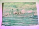 VITTORIO VENETO   PITTORE  CIGNOZZI   PEINTURE   NAVE   SHIP   MARINA  MILITARE  WARSHIP  NON  VIAGGIATA COME DA FOTO - Guerra