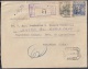 1950-H-11 ESPAÑA. SPAIN. SOBRE CERTIFICADO A CUBA. MARCA DE SEGUNDO AVISO. 1950 - Cartas & Documentos