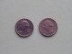 1977 & 1977 D - Quarter Dollar ($) Washington KM 164a ( Uncleaned / For Grade, Please See Photo ) !! - 1932-1998: Washington