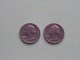 1980 P & 1980 D - Quarter Dollar ($) Washington KM 164a ( Uncleaned / For Grade, Please See Photo ) !! - 1932-1998: Washington