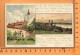 HERSCHING: Litho Multi Vues, Panorama, Kloster Andechs - Herrsching