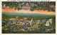 235189-North Carolina, Asheville, Sunset Panorama View, Asheville Post Card Co No 525 By Metropolitan No 33241 - Asheville