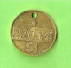 Slovenia , Dog Medals From Slovenia , Token , With Number - Andere & Zonder Classificatie