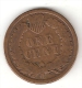 *usa 1 Cent 1884    Km 90a    F+ - 1859-1909: Indian Head